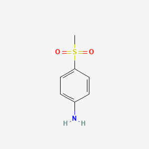 molecular formula C7H9NO2S B1202210 4-(Methylsulfonyl)aniline CAS No. 5470-49-5