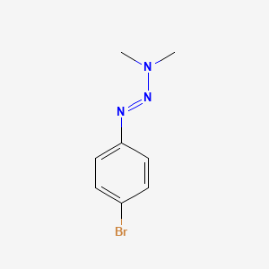 molecular formula C8H10BrN3 B1202212 1-(4-Bromophenyl)-3,3-dimethyltriazene CAS No. 7239-21-6