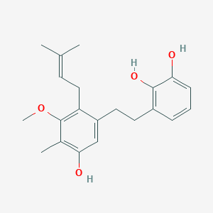 molecular formula C21H26O4 B1202213 Preracemosol A 