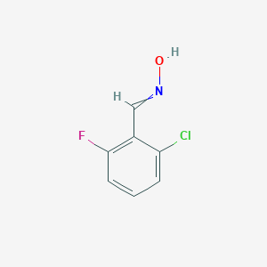 molecular formula C7H5ClFNO B120222 2-氯-6-氟苯甲醛肟 CAS No. 443-33-4