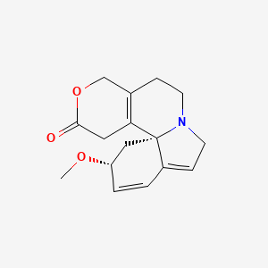 molecular formula C16H19NO3 B1202245 β-赤红素 CAS No. 466-81-9