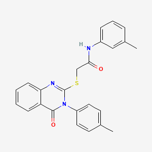 N-(3-methylphenyl)-2-{[3-(4-methylphenyl)-4-oxo-3,4-dihydroquinazolin-2-yl]sulfanyl}acetamide