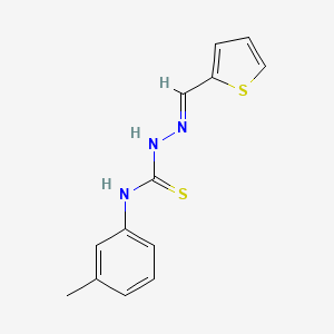 2-Thiophenecarbaldehyde N-(3-methylphenyl)thiosemicarbazone