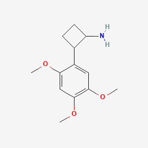 molecular formula C13H19NO3 B1202264 2-(2,4,5-Trimethoxyphenyl)cyclobutylamine CAS No. 90791-20-1