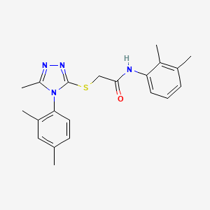 N-(2,3-Dimethylphenyl)-2-{[4-(2,4-dimethylphenyl)-5-methyl-4H-1,2,4-triazol-3-YL]sulfanyl}acetamide