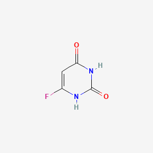 molecular formula C4H3FN2O2 B1202273 氟尿嘧啶 CAS No. 591-36-6