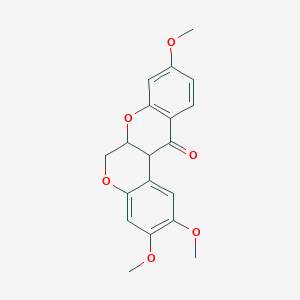 molecular formula C19H18O6 B1202275 Munduserone CAS No. 19737-92-9