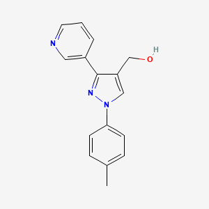 (3-(Pyridin-3-YL)-1-P-tolyl-1H-pyrazol-4-YL)methanol