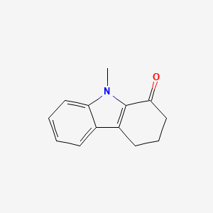 molecular formula C13H13NO B1202286 9-甲基-2,3,4,9-四氢-1H-咔唑-1-酮 CAS No. 1485-19-4
