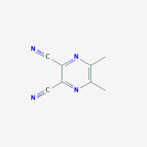 molecular formula C8H6N4 B1202291 5,6-Dimethyl-2,3-pyrazinedicarbonitrile CAS No. 40227-17-6