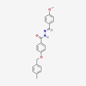 N'-[(E)-(4-methoxyphenyl)methylidene]-4-[(4-methylbenzyl)oxy]benzohydrazide