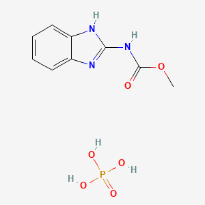 molecular formula C9H12N3O6P B1202303 Carbendazim phosphate CAS No. 52316-55-9