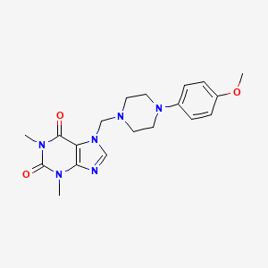 7-{[4-(4-methoxyphenyl)-1-piperazinyl]methyl}-1,3-dimethyl-3,7-dihydro-1H-purine-2,6-dione