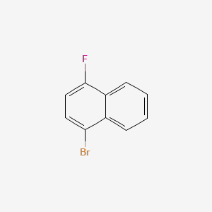 molecular formula C10H6BrF B1202307 1-Bromo-4-fluoronaphthalene CAS No. 341-41-3
