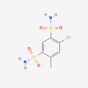 molecular formula C7H9ClN2O4S2 B1202309 二磺酰胺 CAS No. 671-88-5