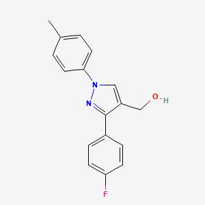 (3-(4-Fluorophenyl)-1-P-tolyl-1H-pyrazol-4-YL)methanol