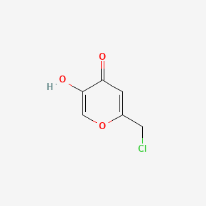 B1202319 2-(Chloromethyl)-5-hydroxy-4H-pyran-4-one CAS No. 7559-81-1