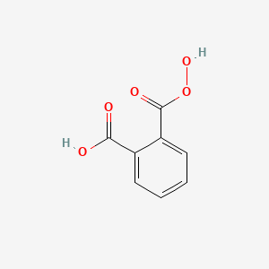 molecular formula C8H6O5 B1202320 苯甲酰过氧化酸，2-羧基- CAS No. 2311-91-3