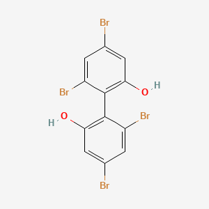 molecular formula C12H6Br4O2 B1202321 4,4',6,6'-四溴-2,2'-联苯二酚 CAS No. 14957-65-4