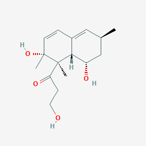 molecular formula C16H24O4 B1202326 Decumbenone A 