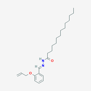 molecular formula C24H38N2O2 B12023319 N'-(2-(Allyloxy)benzylidene)tetradecanohydrazide 