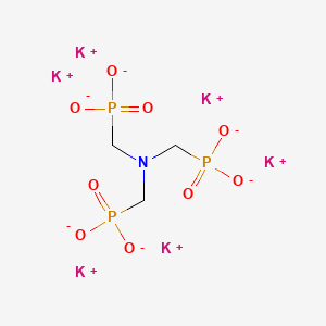 B1202343 Hexapotassium [nitrilotris(methylene)]trisphosphonate CAS No. 27794-93-0
