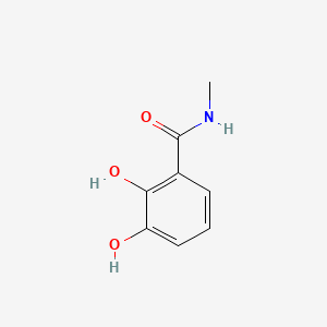 molecular formula C8H9NO3 B1202352 N-甲基-2,3-二羟基苯甲酰胺 CAS No. 78249-61-3
