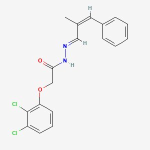 2-(2,3-Dichlorophenoxy)-N'-(2-methyl-3-phenyl-2-propenylidene)acetohydrazide