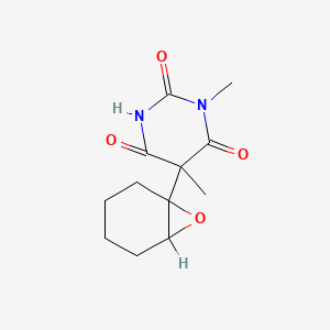 molecular formula C12H16N2O4 B1202360 1',2'-Epoxyhexobarbital CAS No. 66403-25-6