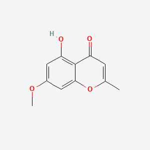 molecular formula C11H10O4 B1202370 丁香酚 CAS No. 480-34-2