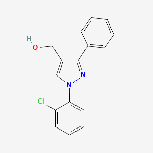 (1-(2-Chlorophenyl)-3-phenyl-1H-pyrazol-4-YL)methanol