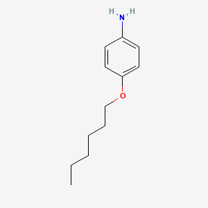 molecular formula C12H19NO B1202394 4-Hexyloxyaniline CAS No. 39905-57-2