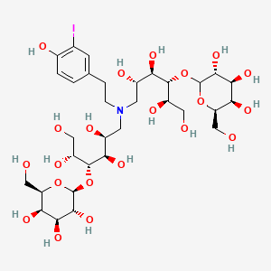 B1202411 Dilactitol tyramine CAS No. 98503-07-2