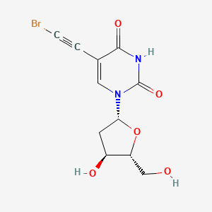 B1202429 5-Bromoethynyl-2'-deoxyuridine CAS No. 80384-36-7
