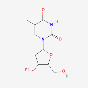 molecular formula C10H13FN2O4 B1202453 [18F]Fluorothymidine 