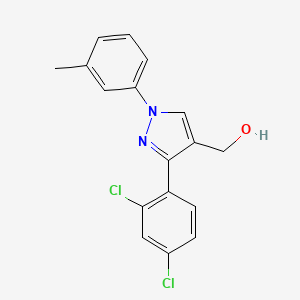 (3-(2,4-Dichlorophenyl)-1-M-tolyl-1H-pyrazol-4-YL)methanol