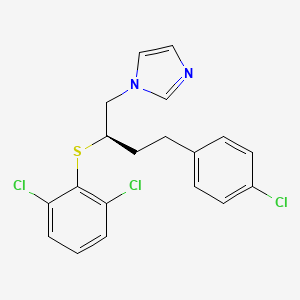 molecular formula C19H17Cl3N2S B1202457 (R)-布他康唑 CAS No. 151909-76-1