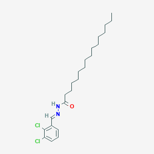 molecular formula C23H36Cl2N2O B12024576 N-[(E)-(2,3-dichlorophenyl)methylideneamino]hexadecanamide 