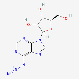 B1202469 9-Arabinofuranosyl-6-azidopurine CAS No. 53821-43-5