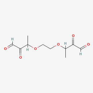 B1202479 3-[2-(3,4-Dioxobutan-2-yloxy)ethoxy]-2-oxobutanal CAS No. 84031-85-6