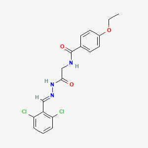 N-(2-(2-(2,6-Dichlorobenzylidene)hydrazino)-2-oxoethyl)-4-ethoxybenzamide