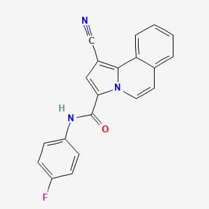 1-cyano-N-(4-fluorophenyl)pyrrolo[2,1-a]isoquinoline-3-carboxamide