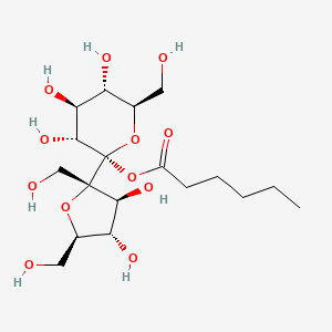 molecular formula C18H32O12 B1202512 Sucrose monocaproate CAS No. 61358-54-1