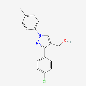 (3-(4-Chlorophenyl)-1-P-tolyl-1H-pyrazol-4-YL)methanol