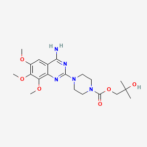 molecular formula C20H29N5O6 B1202524 特拉唑嗪 CAS No. 35795-16-5