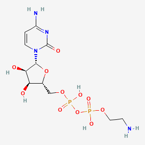 molecular formula C11H20N4O11P2 B1202531 CDP-ethanolamine CAS No. 3036-18-8