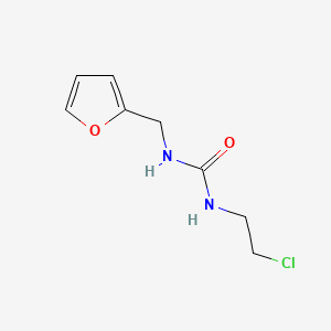 B1202544 1-(2-Chloroethyl)-3-(2-furylmethyl)urea CAS No. 91621-12-4