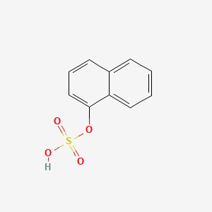 molecular formula C10H8O4S B1202550 1-萘酚硫酸盐 CAS No. 3197-94-2