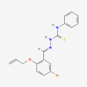 2-(allyloxy)-5-bromobenzaldehyde N-phenylthiosemicarbazone