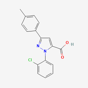 1-(2-Chlorophenyl)-3-P-tolyl-1H-pyrazole-5-carboxylic acid